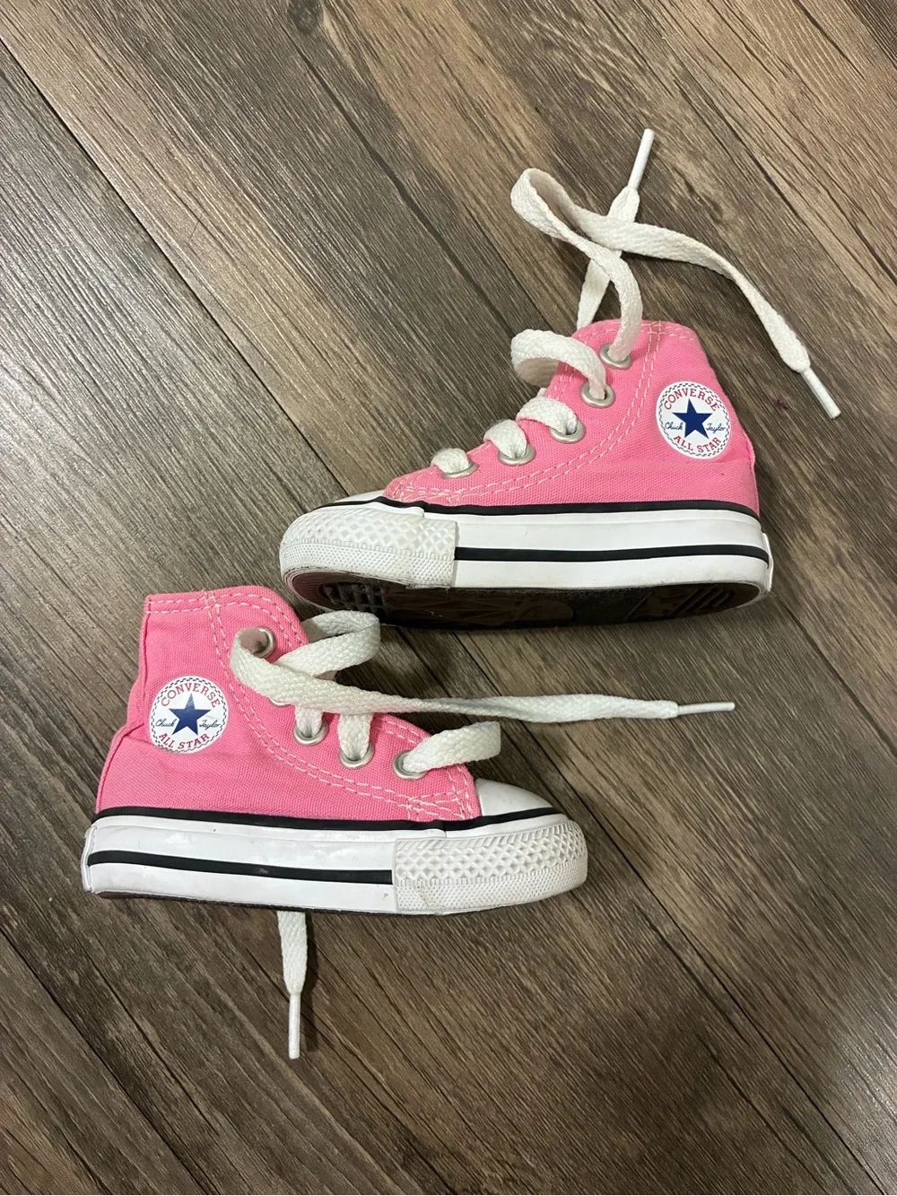 Baby Converse Pink High Tops